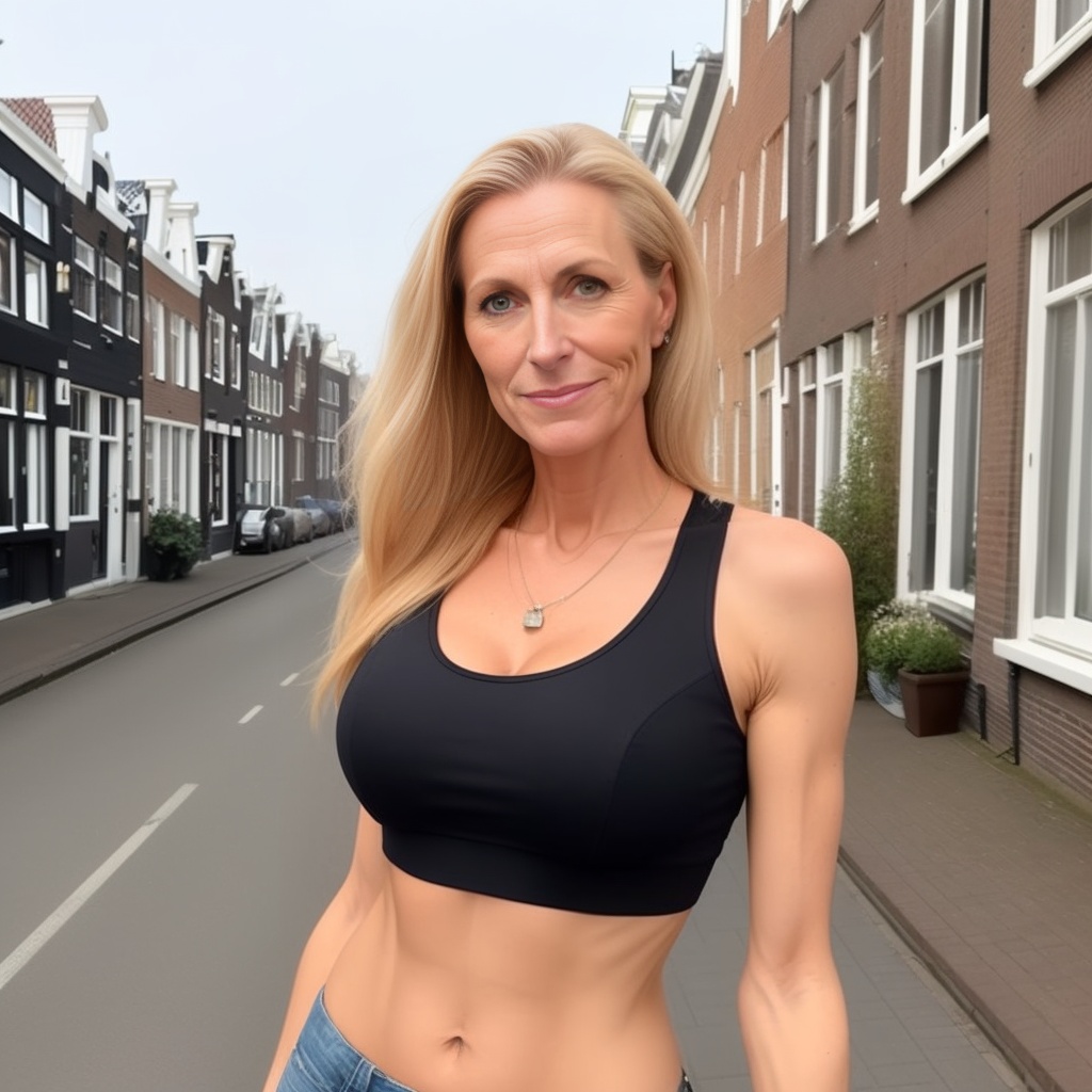 Aimoms Fit Dutch Mom Goes For A Walk